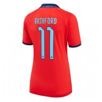 Dámy Fotbalový dres Anglie Marcus Rashford #11 MS 2022 Venkovní Krátký Rukáv